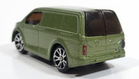 Rare MotorMax Sage Green Mini Van 6143-6 Die Cast Toy Car Vehicle