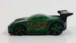 2004 Hot Wheels First Editions Tooned Toyota MR2 Green Die Cast Toy Car Vehicle