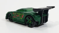 2004 Hot Wheels First Editions Tooned Toyota MR2 Green Die Cast Toy Car Vehicle