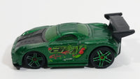 2004 Hot Wheels First Editions Tooned Toyota MR2 Green Die Cast Toy Car Vehicle