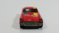 1985 Hot Wheels '57 T-Bird 1957 Ford Thunder Bird Red w/ Yellow & Blue Stripes Die Cast Toy Car Vehicle