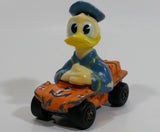 Vintage 1979 Walt Disney Productions Lesney Matchbox Orange Donald Duck Cartoon Character Series No. 2 Blue Die Cast Toy Sailor Themed Car Vehicle