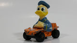 Vintage 1979 Walt Disney Productions Lesney Matchbox Orange Donald Duck Cartoon Character Series No. 2 Blue Die Cast Toy Sailor Themed Car Vehicle