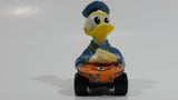 Vintage 1979 Walt Disney Productions Lesney Matchbox Orange Donald Duck Cartoon Character Series No. 2 Blue Die Cast Toy Sailor Themed Car Vehicle