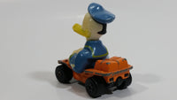 Vintage 1979 Walt Disney Productions Lesney Matchbox Orange Donald Duck Cartoon Character Series No. 2 Blue Die Cast Toy Sailor Themed Car Vehicle