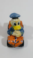 Vintage 1979 Walt Disney Productions Lesney Matchbox Orange Donald Duck Cartoon Character Series No. 2 Blue Die Cast Toy Sailor Themed Car Vehicle