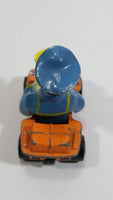 Vintage 1979 Walt Disney Productions Lesney Matchbox Orange Donald Duck Cartoon Character Series No. 2 Blue Die Cast Toy Sailor Themed Car Vehicle