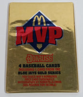 1992 Donruss MVP McDonald's Gold 4 Pack of MLB Baseball Trading Cards - Never Opened - Still Sealed