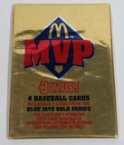 1992 Donruss MVP McDonald's Gold 4 Pack of MLB Baseball Trading Cards - Never Opened - Still Sealed