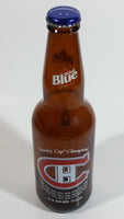 Labatt Blue Pilsner NHL Ice Hockey Stanley Cup Champions Montreal Canadiens 8 3/4" Tall Amber Glass Beer Bottle