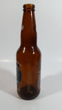 Labatt Blue Pilsner NHL Ice Hockey Stanley Cup Champions Chicago Blackhawks 8 3/4" Tall Amber Glass Beer Bottle