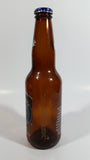 Labatt Blue Pilsner NHL Ice Hockey Stanley Cup Champions Chicago Blackhawks 8 3/4" Tall Amber Glass Beer Bottle with Cap