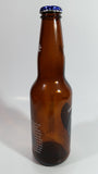 Labatt Blue Pilsner NHL Ice Hockey Stanley Cup Champions Chicago Blackhawks 8 3/4" Tall Amber Glass Beer Bottle with Cap