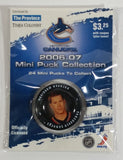 2006 - 07 The Province Time Colonist NHL Ice Hockey Mini Puck Collection Vancouver Canucks Brendan Morrison New sealed in Package