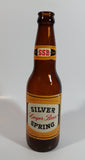 Vintage Lucky Lager Breweries SSB Silver Spring Lager Beer 9" Tall Amber Glass Beer Bottle