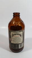 Bundaberg Ginger Beer Brewed Soft Drink 6" Tall 375mL Embossed Lettering Amber Glass Beer Bottle