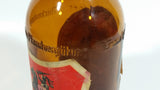 Vintage Holsten Export Bier Beer 7 3/8" Tall Amber Glass Beer Bottle with Embossed Lettering Hamburg Germany
