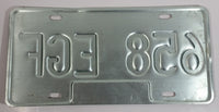 2002 Beautiful British Columbia White with Blue Letters Vehicle License Plate 658 EGF