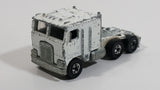 1980 Hot Wheels Workhourse Hiway Hauler Semi Truck Rig "northAmerican" White Die Cast Toy Car Vehicle - Hong Kong