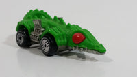 1986 Hot Wheels Speed Demons Fangster Green with Red Eyes Die Cast Toy Creature Car Vehicle - UH Wheels