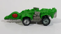 1986 Hot Wheels Speed Demons Fangster Green with Red Eyes Die Cast Toy Creature Car Vehicle - UH Wheels