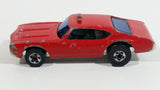 1977 Hot Wheels Olds 442 Maxi Taxi Staff Car Red Die Cast Toy Car Vehicle BW Hong Kong