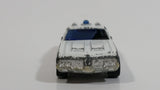 1977 Hot Wheels Olds 442 Police Cruiser White Die Cast Toy Car Vehicle BW Hong Kong