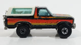 1982 Hot Wheels Ford Bronco Black Die Cast Toy Car SUV Vehicle BW Malaysia