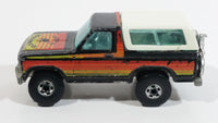 1982 Hot Wheels Ford Bronco Black Die Cast Toy Car SUV Vehicle BW Malaysia