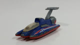 2000 Matchbox Ocean Explorer Hydroplane Blue and Red Die Cast Toy Car Watercraft Boat Vehicle