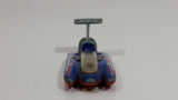 2000 Matchbox Ocean Explorer Hydroplane Blue and Red Die Cast Toy Car Watercraft Boat Vehicle