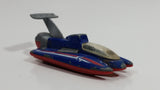 2000 Matchbox Ocean Explorer Hydroplane Blue and Red Die Cast Toy Car Watercraft Boat Vehicle