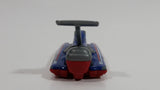 2000 Matchbox Ocean Explorer Hydroplane Blue and Red Die Cast Toy Car Watercraft Boat Vehicle