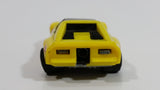 Vintage 1986 Matchbox Burnin Key Cars Ferrari #17 Yellow Red Die Cast Toy Car Vehicle