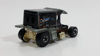 1977 Hot Wheels T-Totaller Black Die Cast Toy Car Vehicle - BW - Hong Kong