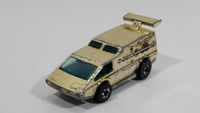 1979 Hot Wheels Golden Machines Spoiler Sport Van Originally Gold Chrome Die Cast Toy Car Vehicle - Hong Kong - 2 Rear window Version