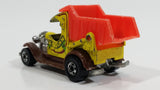 1979 Hot Wheels Oldies But Goodies Dumpin' A Dump Truck Yellow Brown Orange Die Cast Toy Car Vehicle BW Hong Kong