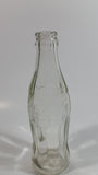 Vintage Coca-Cola Coke Cola Soda Pop Clear 6 1/2 Fl. Oz Heavy Glass Bottle - Embossed Raised Letters