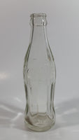 Vintage Coca-Cola Coke Cola Soda Pop Clear 6 1/2 Fl. Oz Heavy Glass Bottle - Embossed Raised Letters