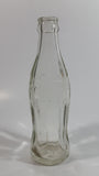 Vintage Coca-Cola Coke Cola Soda Pop Clear 6 1/2 Fl. Oz Heavy Glass Bottle - Embossed Raised Letters