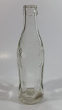 Vintage Coca-Cola Coke Cola Soda Pop Clear 6 1/2 Fl. Oz Heavy Glass Bottle - Embossed Raised Letters