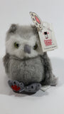 Stuffed Animal House 4 1/2" Tall Maplefoot Grey Owl Babies Plush Cute Toy with Tags