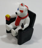 2018 Limited Edition Cineplex Movie Theatres Coca-Cola Coke Polar Bear Watching a 3D Movie with Popcorn and Bottle Hanging 3" Ornament