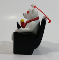 2018 Limited Edition Cineplex Movie Theatres Coca-Cola Coke Polar Bear Watching a 3D Movie with Popcorn and Bottle Hanging 3" Ornament