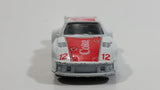 1988 Hartoy Coca Cola Coke Soda Pop Porsche 935 White Red #12 Die Cast Toy Car Vehicle with Opening Doors