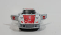 1988 Hartoy Coca Cola Coke Soda Pop Porsche 935 White Red #12 Die Cast Toy Car Vehicle with Opening Doors