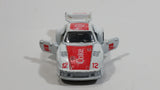 1988 Hartoy Coca Cola Coke Soda Pop Porsche 935 White Red #12 Die Cast Toy Car Vehicle with Opening Doors