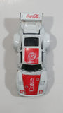 1988 Hartoy Coca Cola Coke Soda Pop Porsche 935 White Red #12 Die Cast Toy Car Vehicle with Opening Doors