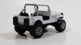 1988 Hartoy Coca Cola Coke Soda Pop 4x4 Roader Jeep White Red Die Cast Toy Car Vehicle with Opening Hood