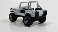 1988 Hartoy Coca Cola Coke Soda Pop 4x4 Roader Jeep White Red Die Cast Toy Car Vehicle with Opening Hood